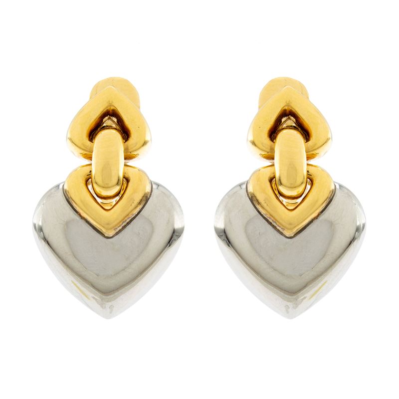 Bulgari Orecchini Pendenti Collezione Cuore