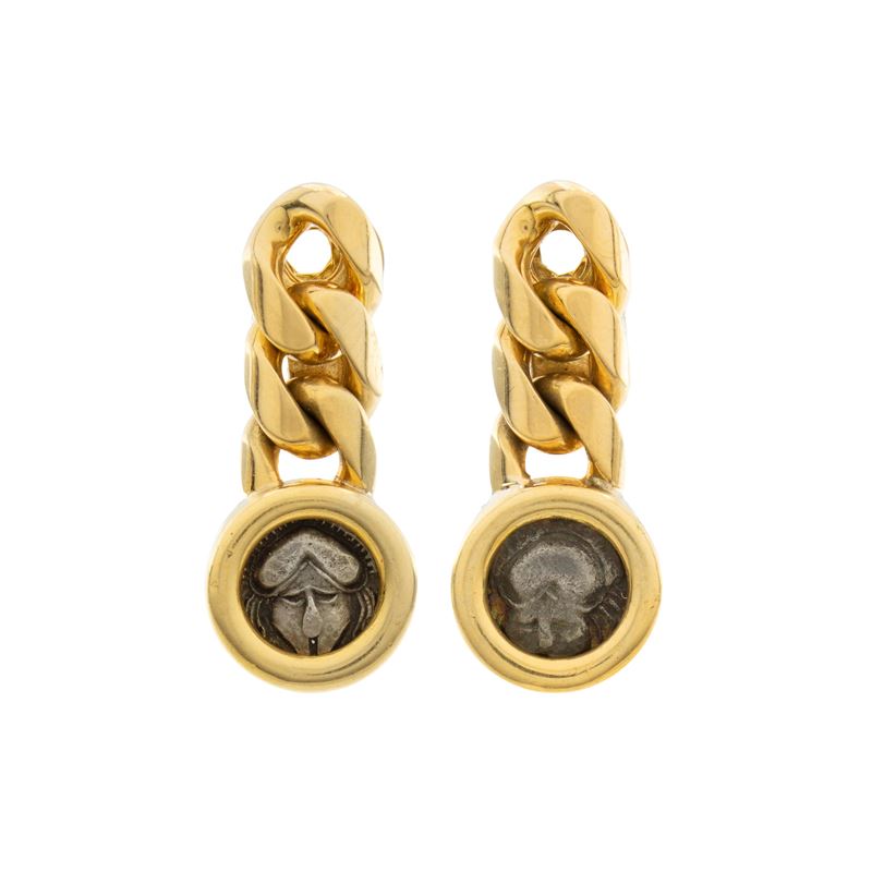 Bulgari Orecchini Pendenti Collezione Monete