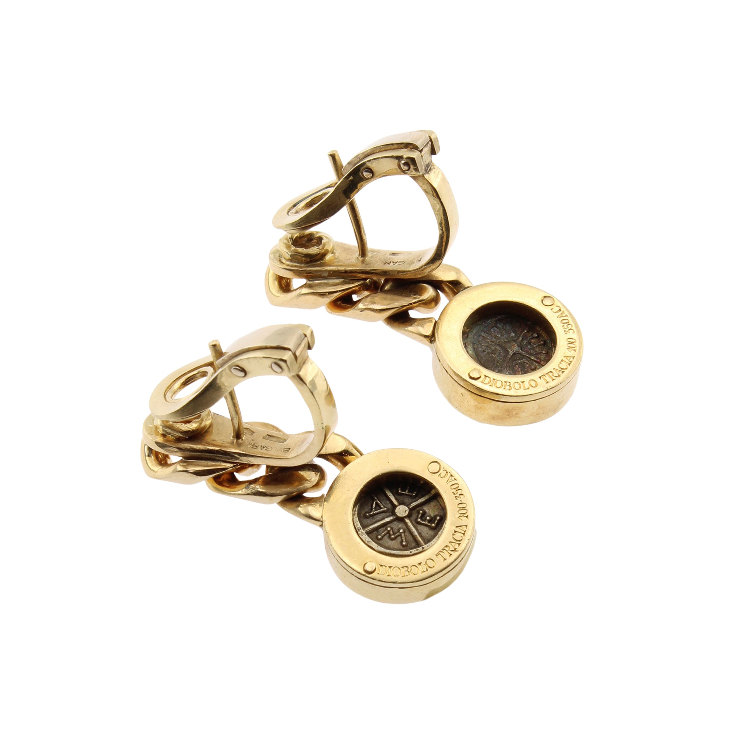 Bulgari orecchini pendenti collezione Monete