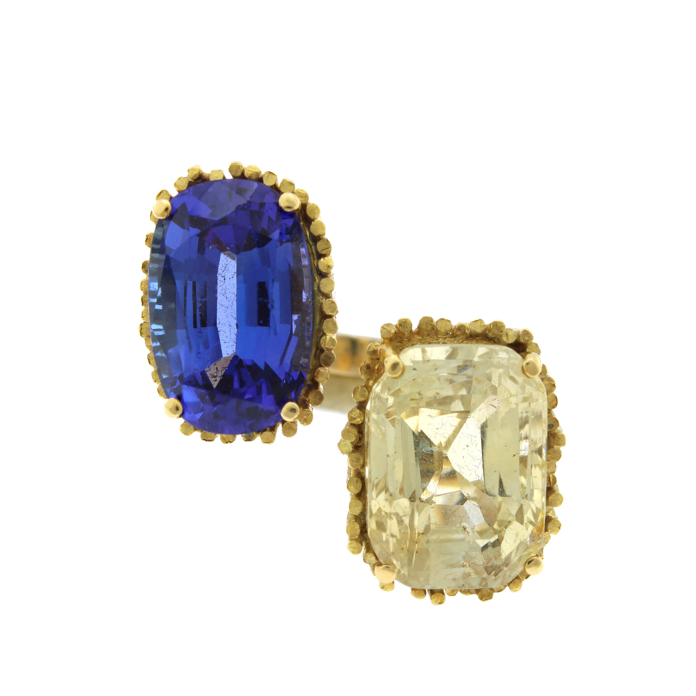 Anello Scultura in Oro Giallo 18kt