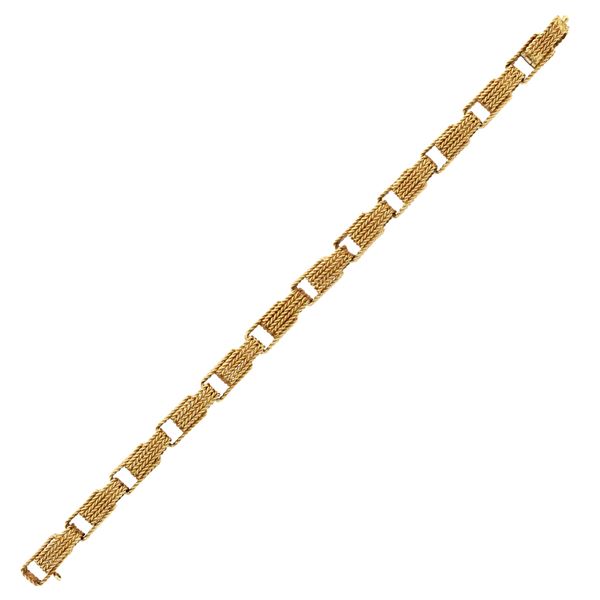 Chaumet bracciale in oro giallo 18kt