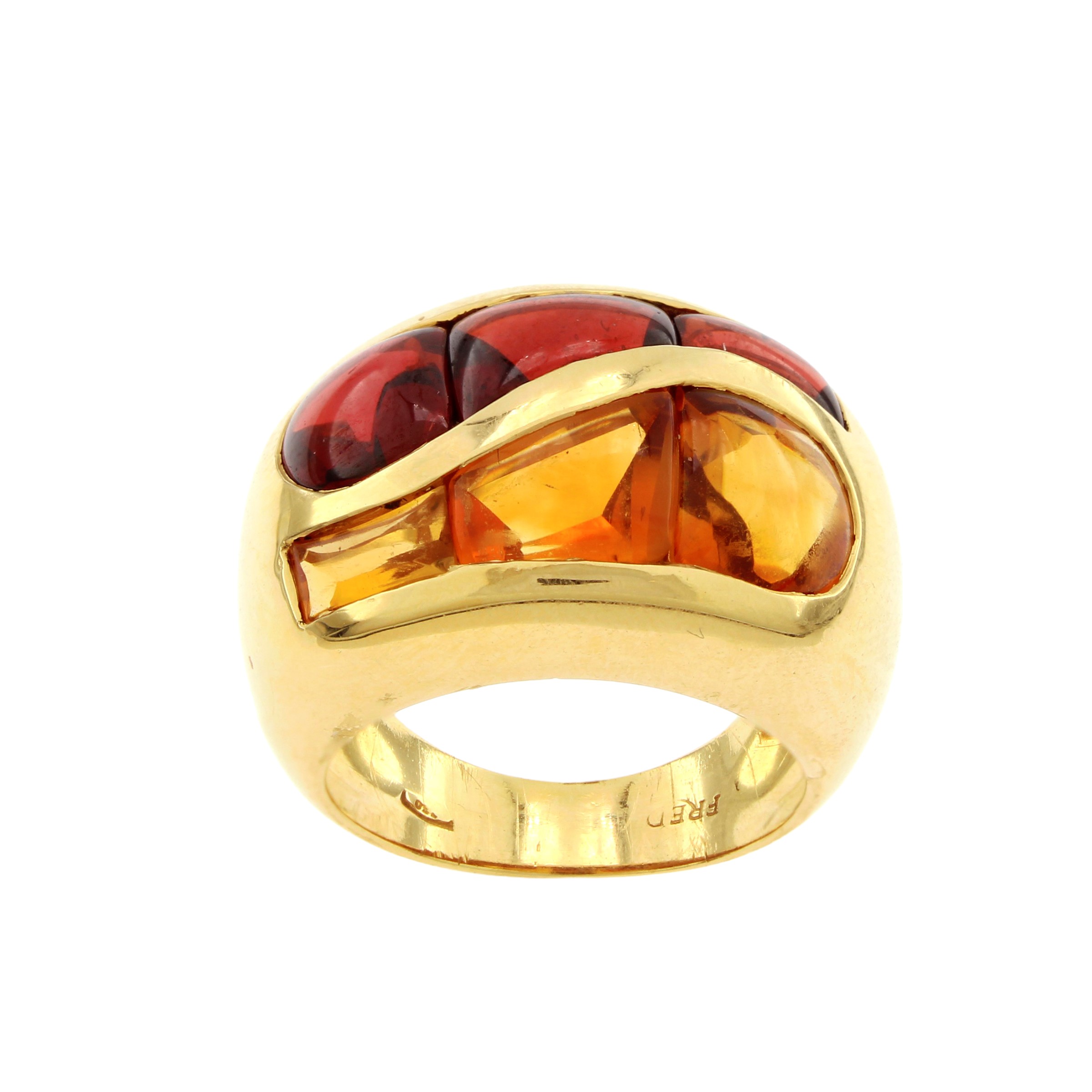 Fred anello in oro giallo 18kt