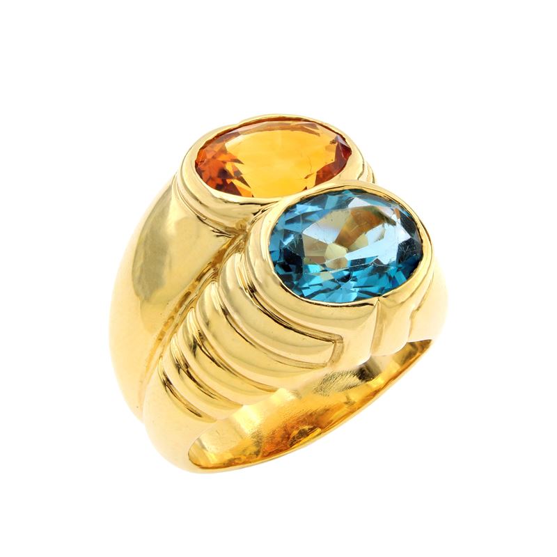 Bulgari Anello Collezione Doppio Baccellato