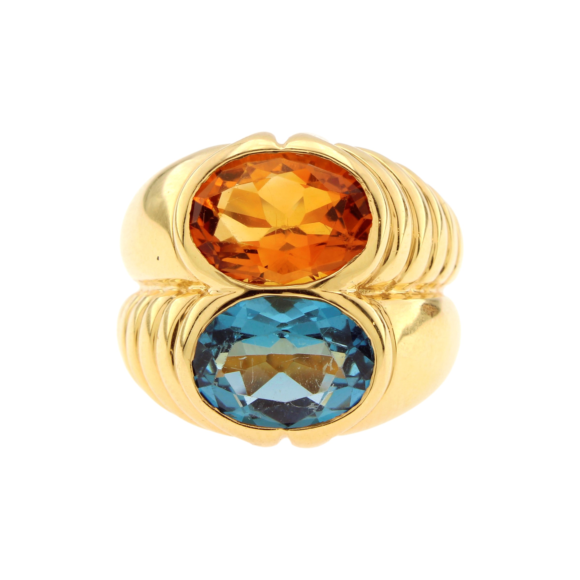 Bulgari anello collezione Doppio Baccellato