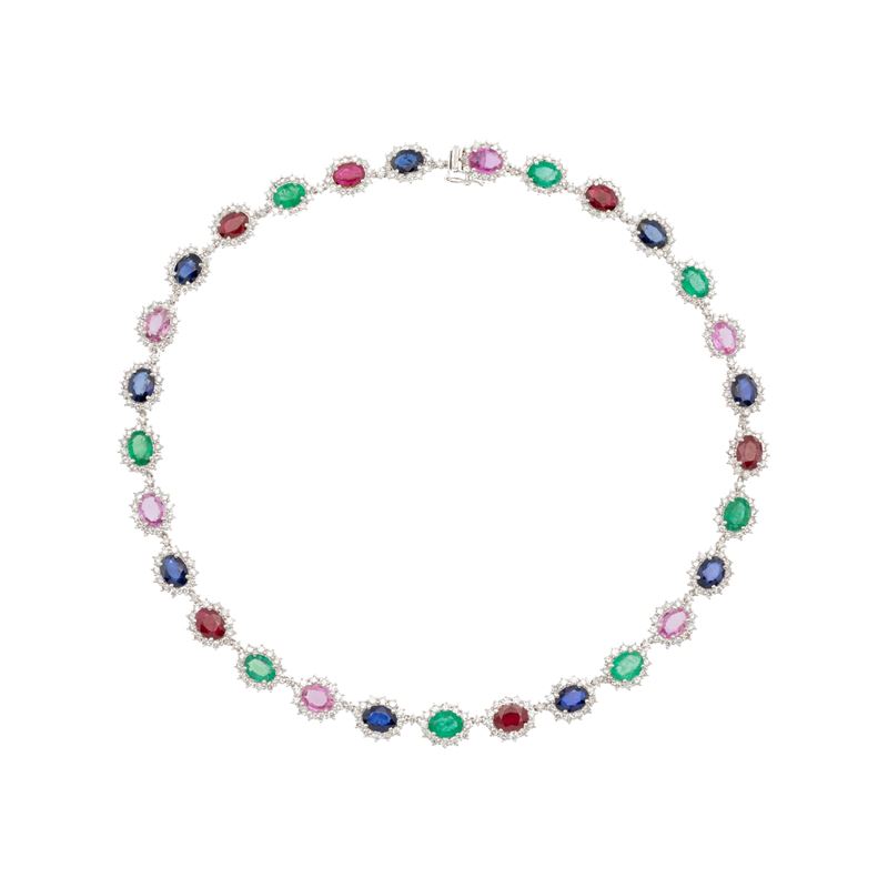 Collana in Oro Bianco 18kt