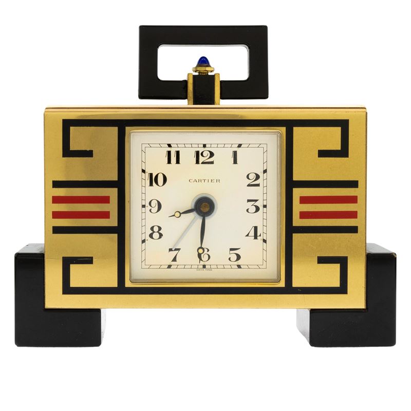 Cartier pendulette sveglia stile Art Decò