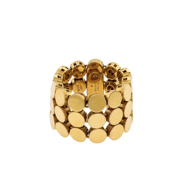 Gucci Courrege collection soft band ring