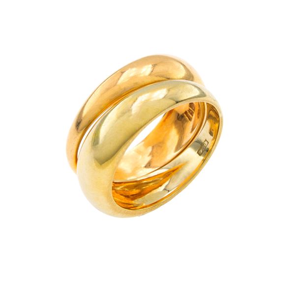 Weingrill two bombé rings