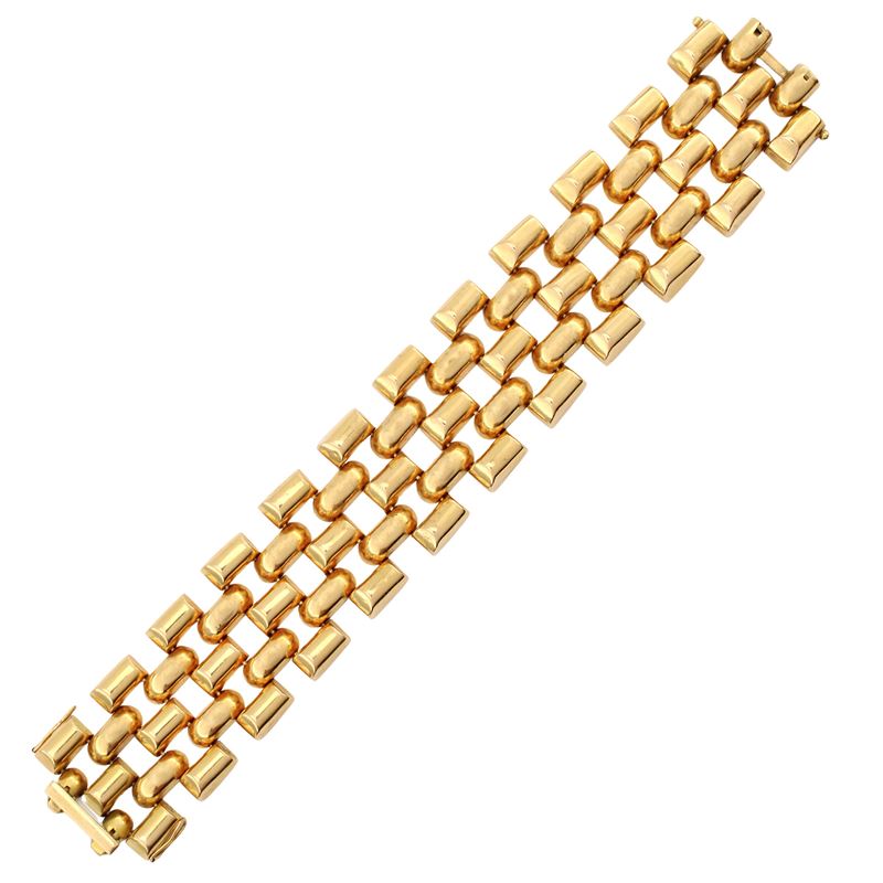 Bracciale Maglia a Carrarmato