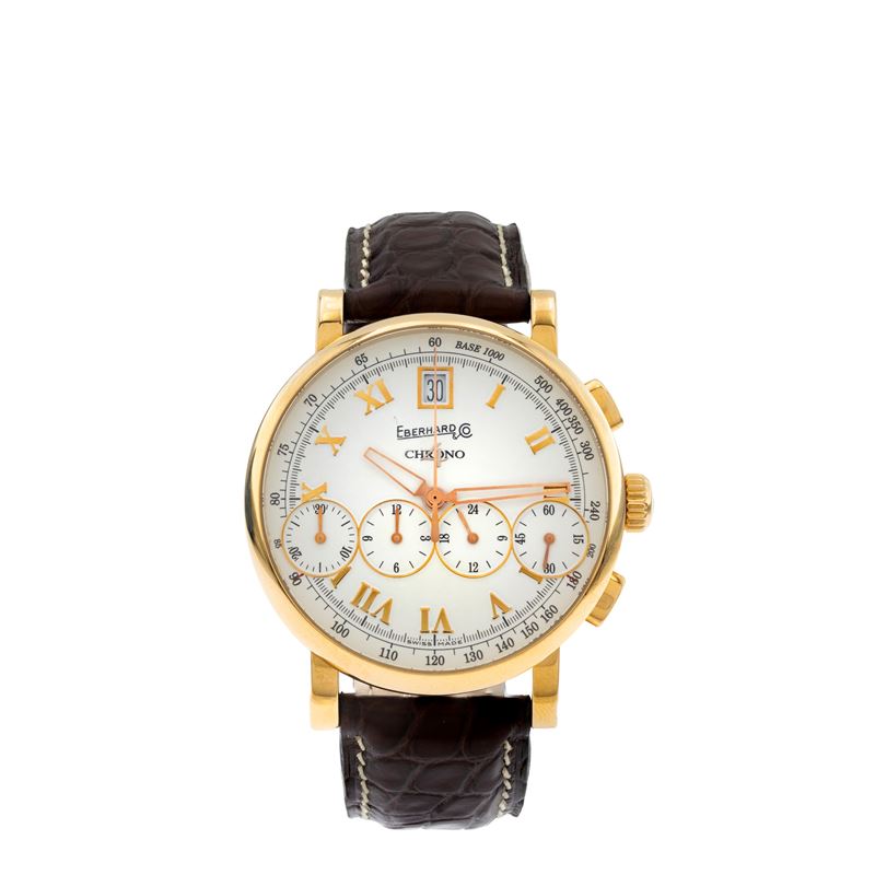 Eberhard & Co. Chrono-4 Bellissimo Orologio Cronografo da Polso
