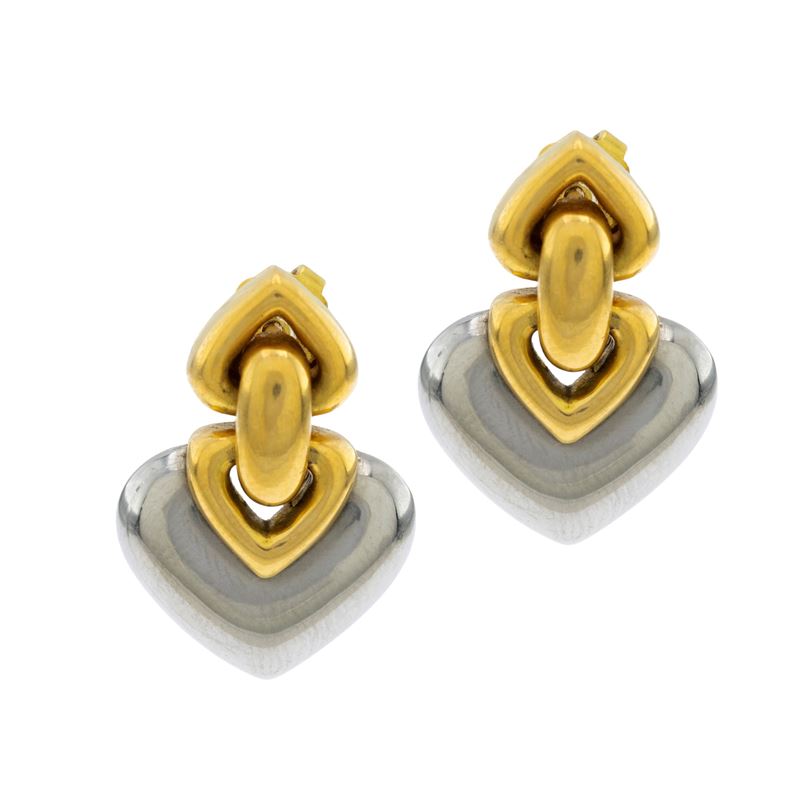 Bulgari Orecchini Pendenti Collezione Cuori