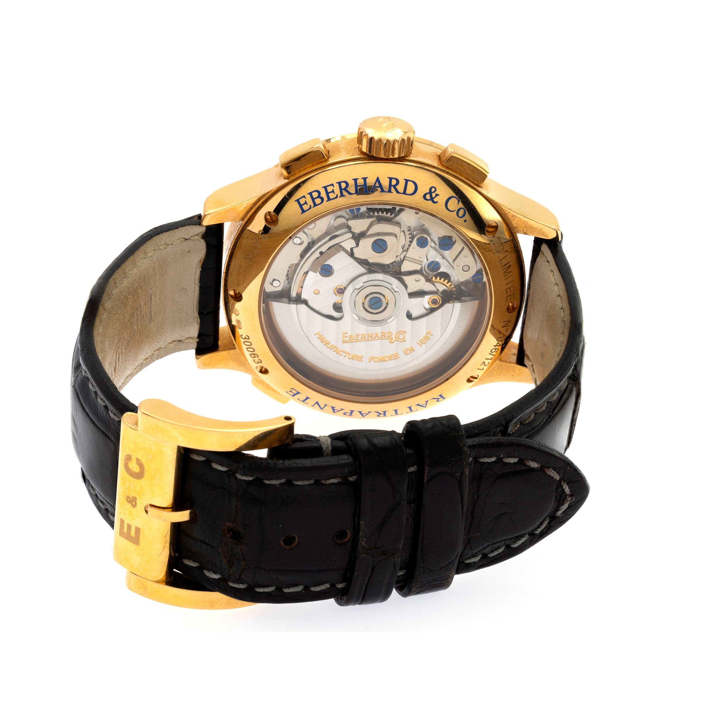Eberhard & Co. Extra-fort Rattrappante Orologio Cronografo da Polso