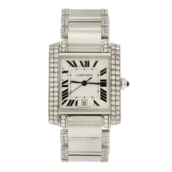 Cartier Tank Française orologio da polso