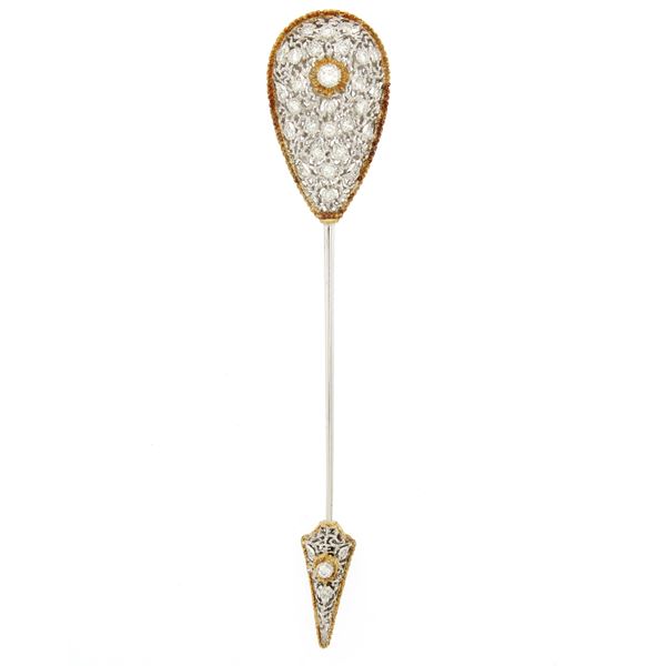 Mario Buccellati Jabot brooch