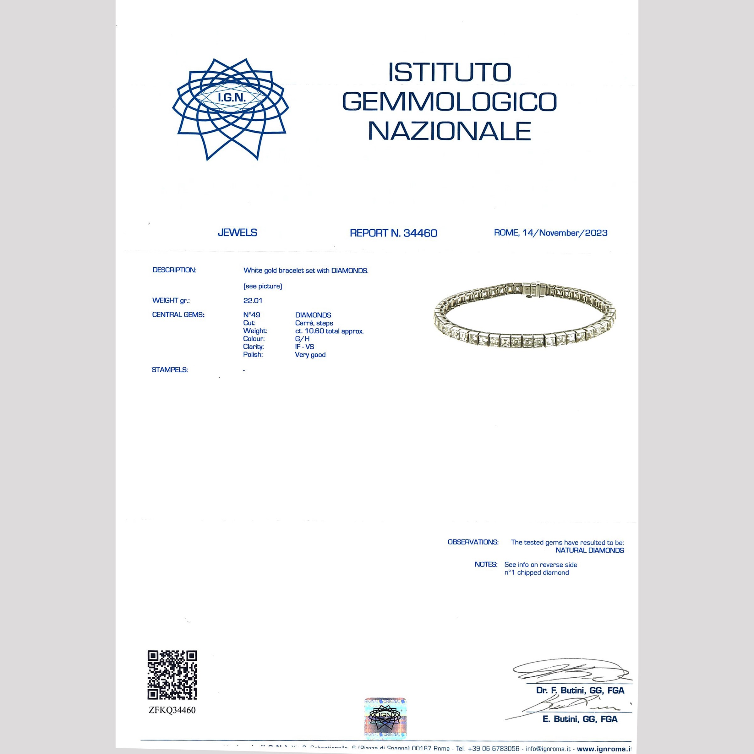 Spilla Quadrifoglio in Platino e Diamanti