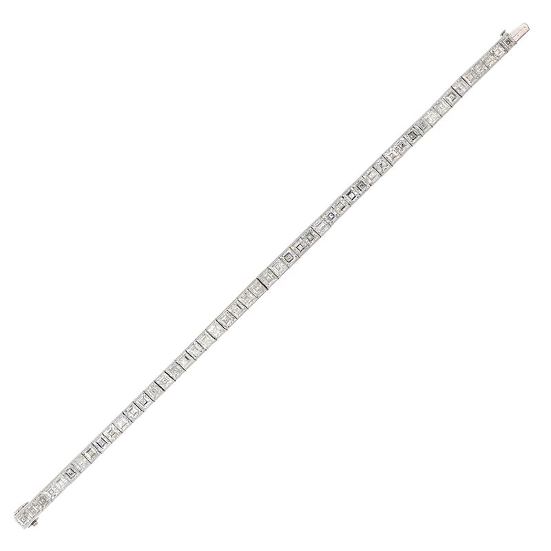 Bracciale Tennis in Oro Bianco 18kt