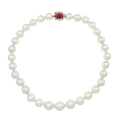Collana Ad un Filo di Perle South Sea