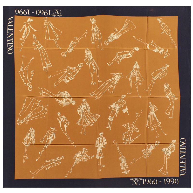 Valentino 1960 - 1990 foulard vintage