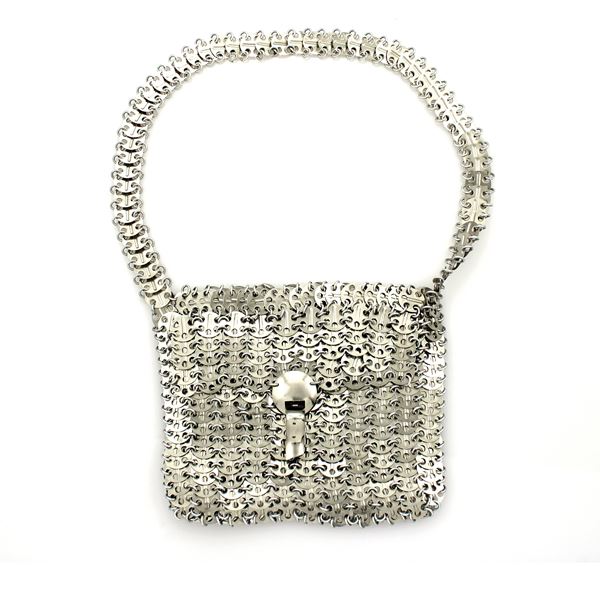 Paco Rabanne Paris borsa 1969 a spalla vintage  - Asta Gioielli Orologi e Fashion Vintage Web Only  - Colasanti Casa d'Aste