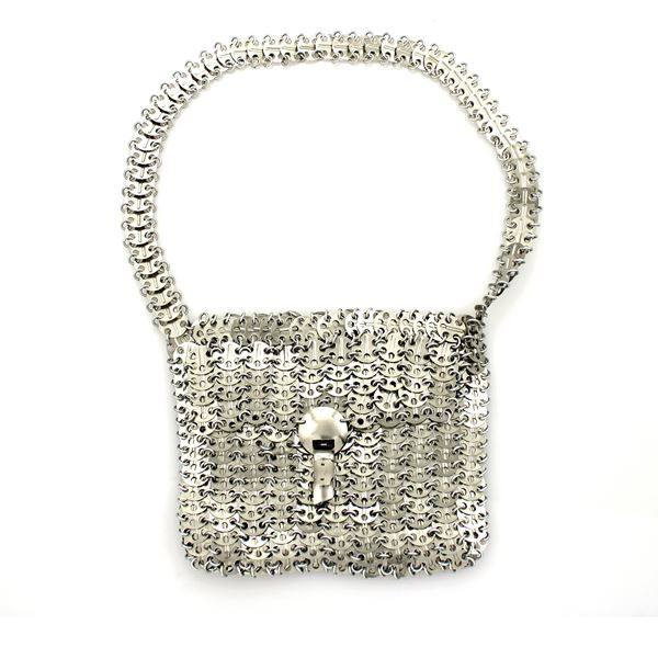 Paco Rabanne Paris borsa 1969 a spalla vintage