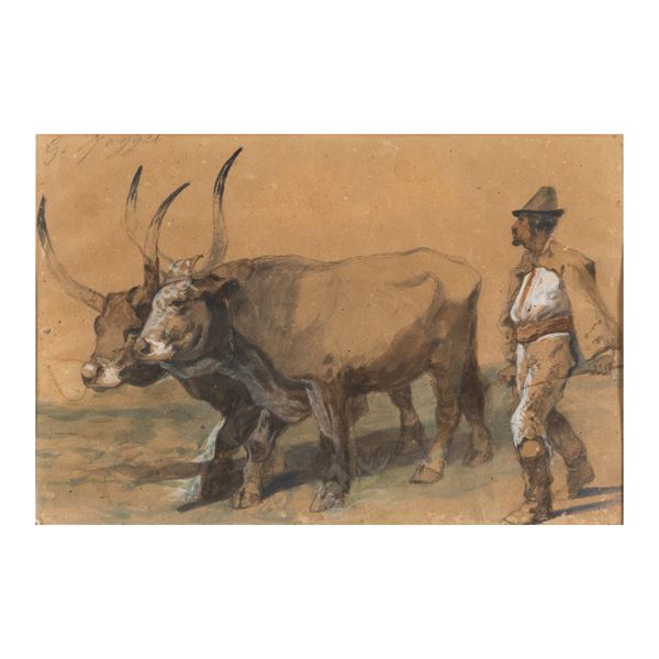 Giuseppe Raggio  (Chiavari 1823 - Roma 1916)  - Auction Paintings, Furniture, Books and Sculptures Web Only - Colasanti Casa d'Aste
