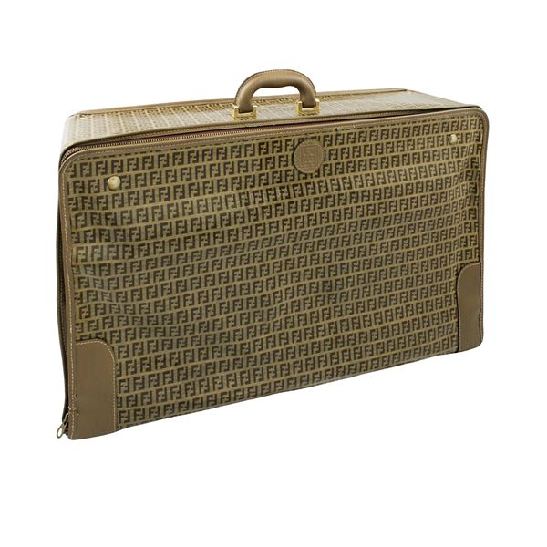 Fendi borsa da viaggio a mano vintage richiudibile