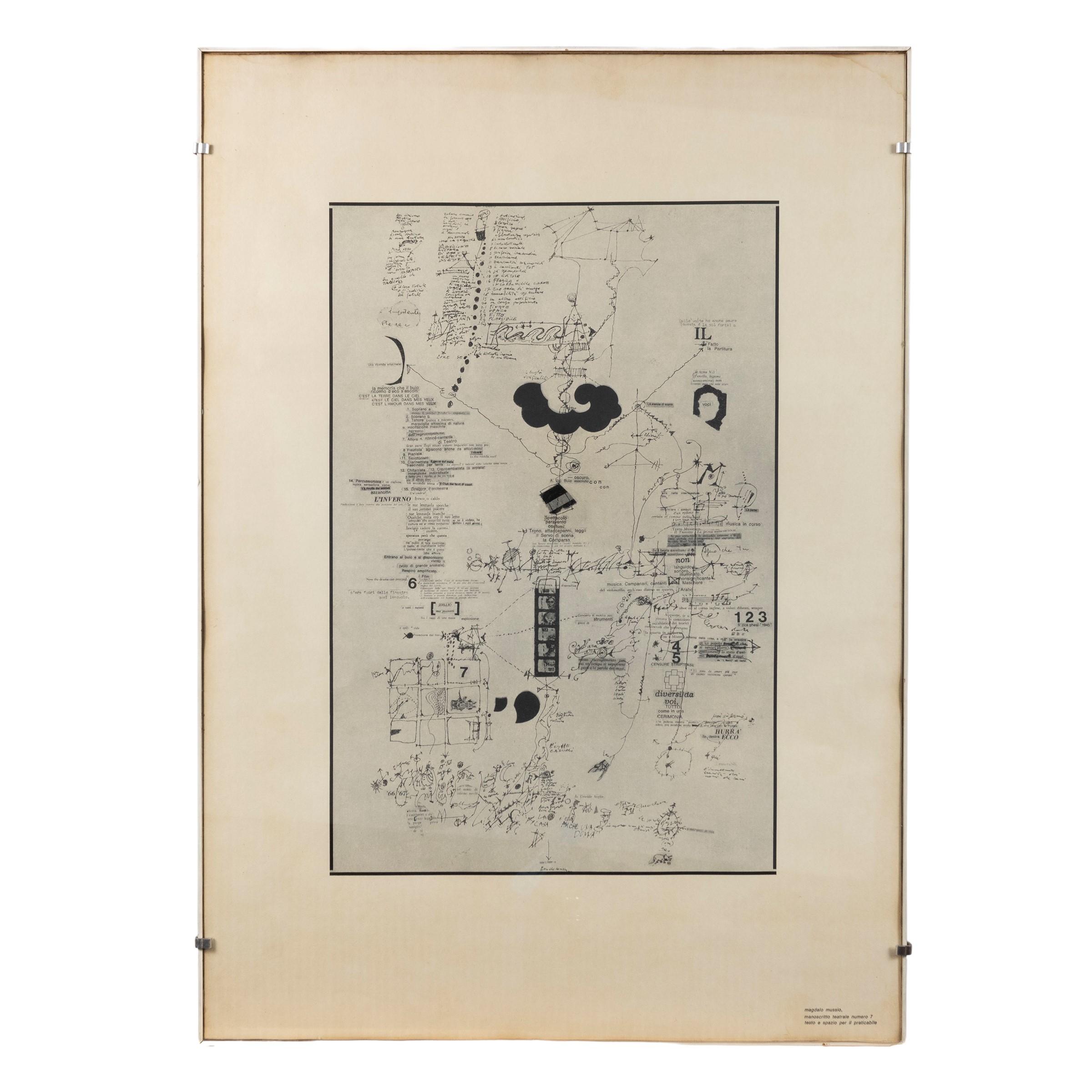 Manifesto teatrale di Magdalo Mussio