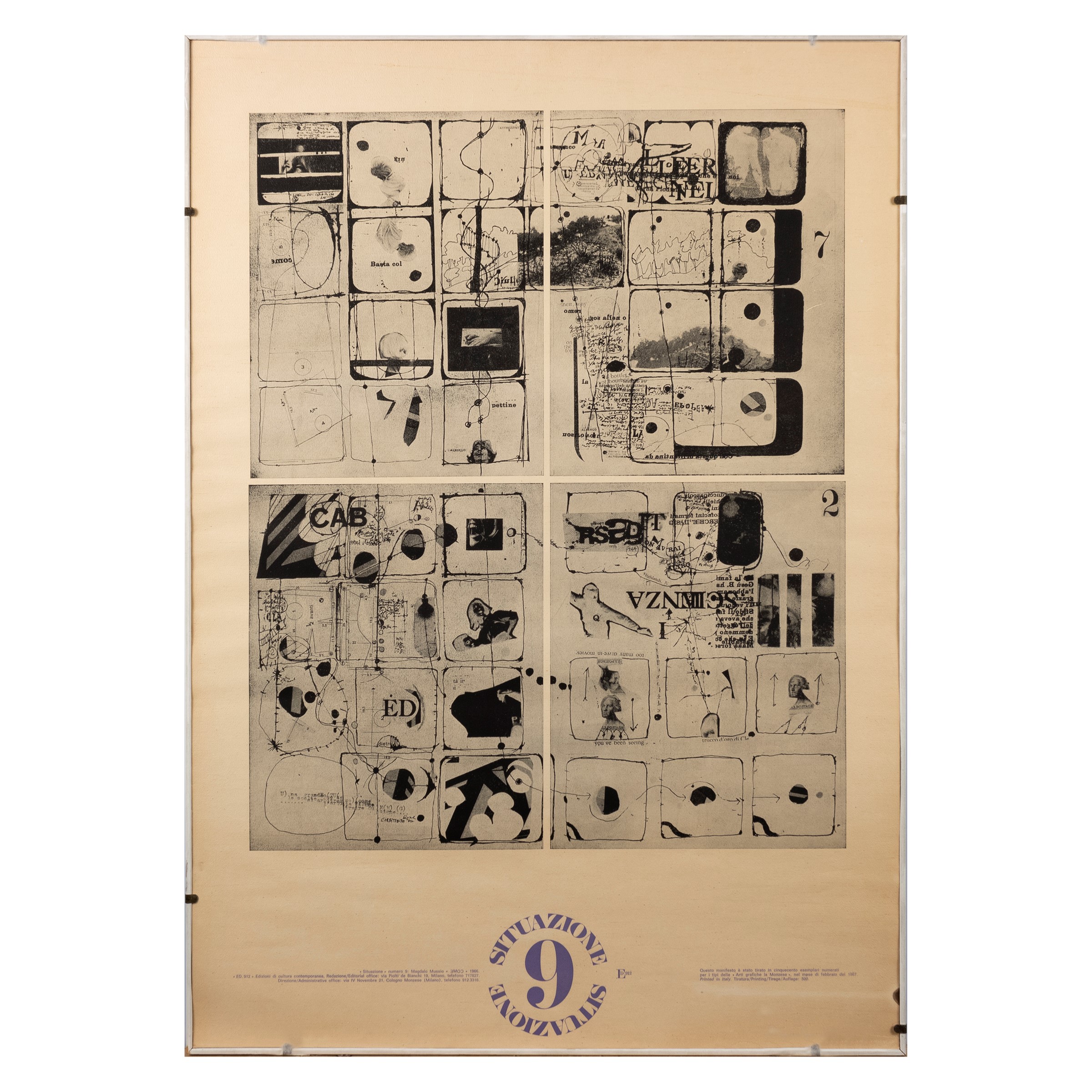 Manifesto di Situazione Numero 9, 1967