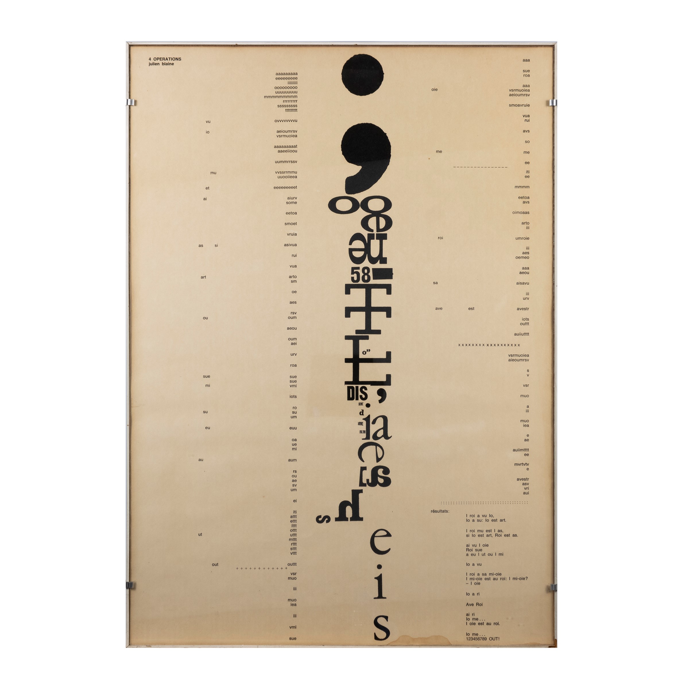 Manifesto di Julien Blaine