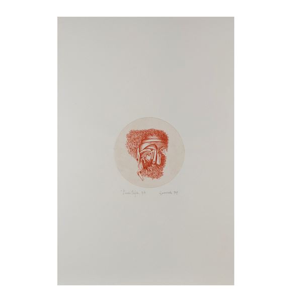Giuseppe Guerreschi  (Milano 1929 - Nizza 1985)  - Asta Opere del XX secolo Web Only - Colasanti Casa d'Aste