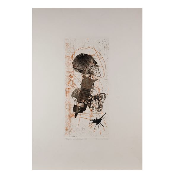 Giuseppe Guerreschi  (Milano 1929 - Nizza 1985)  - Asta Opere del XX secolo Web Only - Colasanti Casa d'Aste