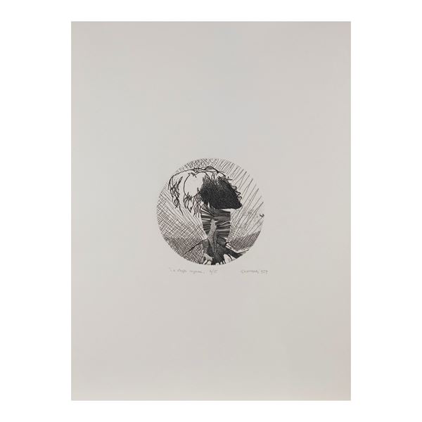 Giuseppe Guerreschi  (Milano 1929 - Nizza 1985)  - Asta Opere del XX secolo Web Only - Colasanti Casa d'Aste