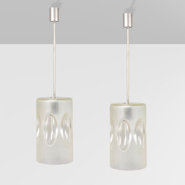 Prod. Seguso (2)  (Murano, anni 80)  - Asta Design e Arti Decorative del 900 - Colasanti Casa d'Aste
