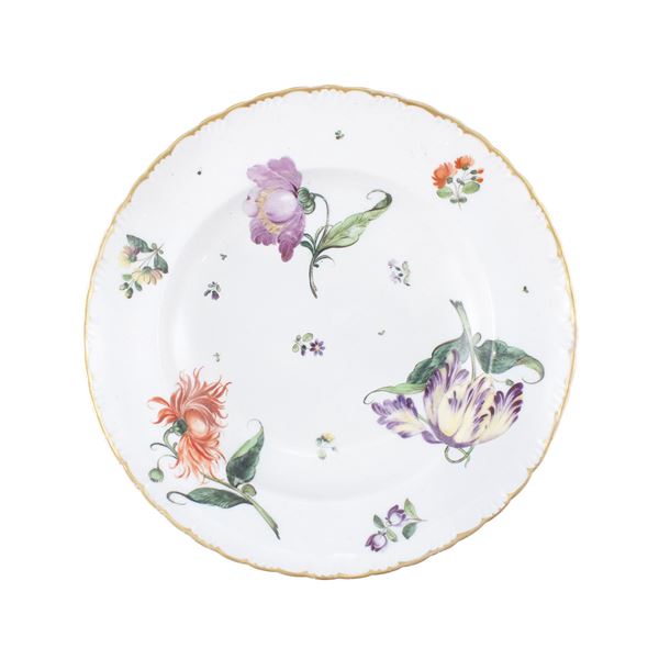 Antique porcelain plate