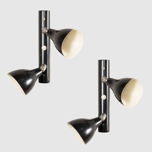 Gino Sarfatti, prod. Arteluce, attributed (2)  (Italy, 1950s)  - Auction Design and 20th Century Decorative Arts - Colasanti Casa d'Aste