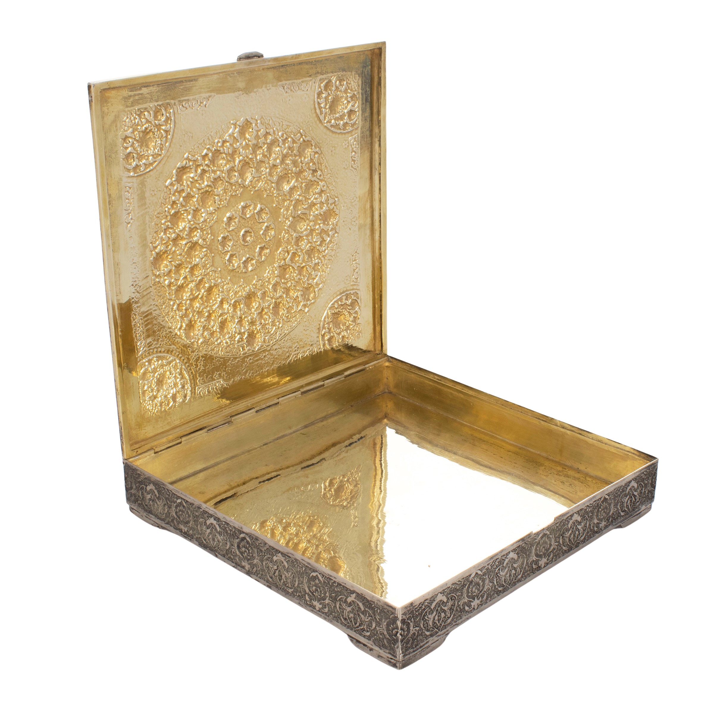 Scatola in Argento e Vermeil