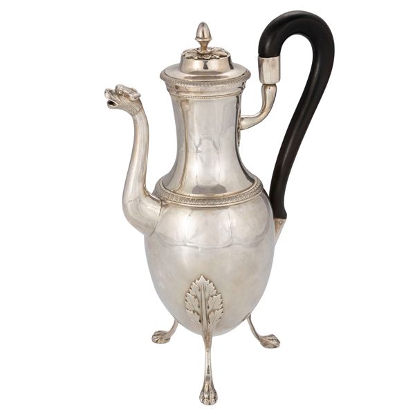 Silver coffee pot