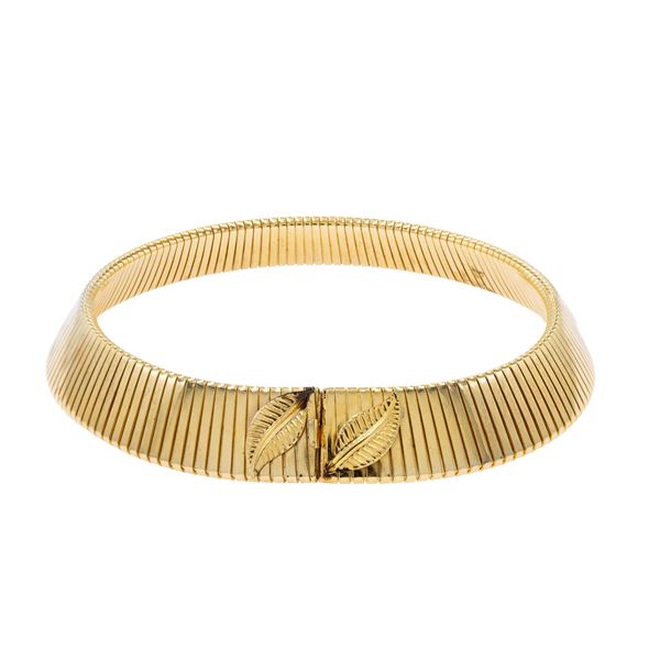 Vintage bijou tubogas collier