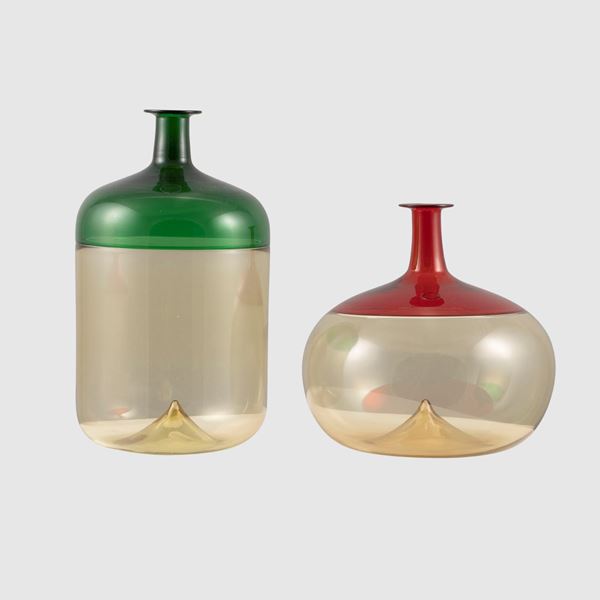 Tapio Wirkkala, prod. Venini (2)  (Murano, 2003; 2004)  - Auction Design and 20th Century Decorative Arts - Colasanti Casa d'Aste