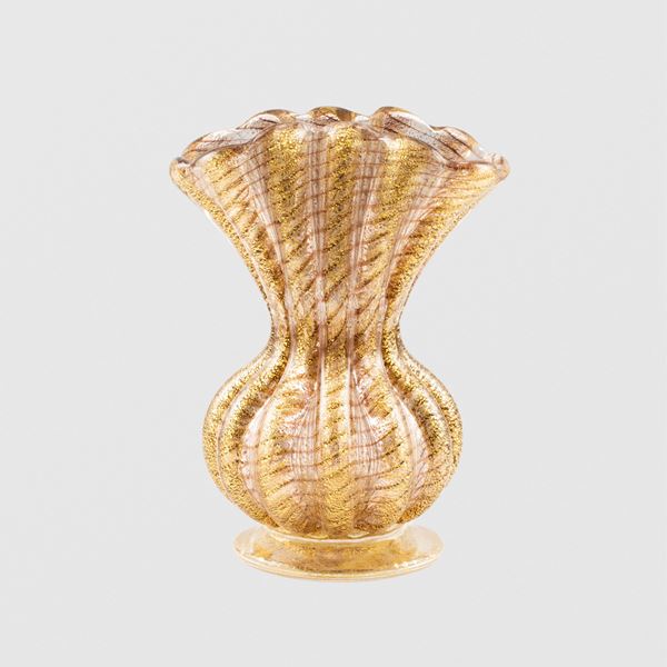 Prod. Barovier&Toso  (Murano, anni 50)  - Asta Design e Arti Decorative del 900 - Colasanti Casa d'Aste