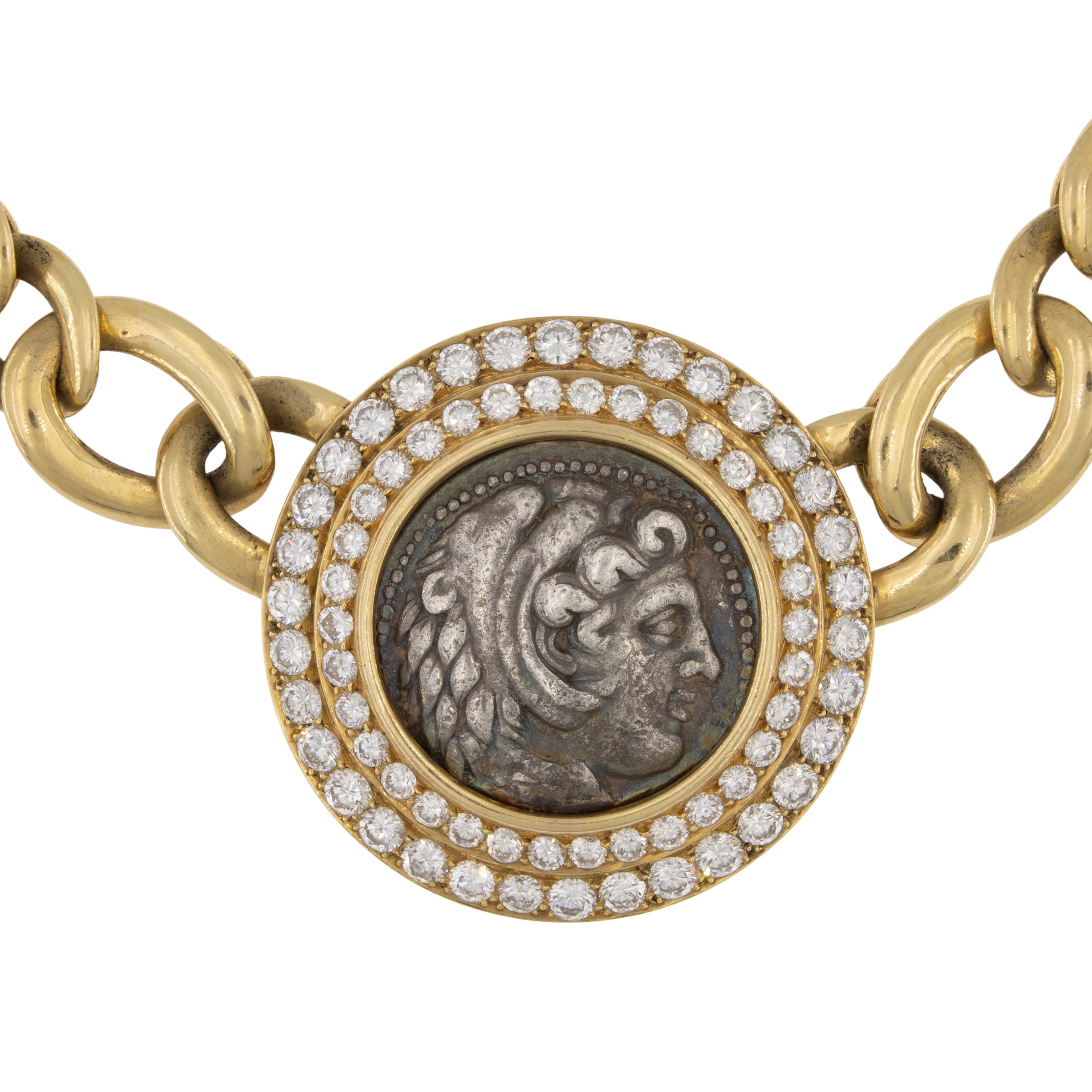 Bulgari collana collezione Monete