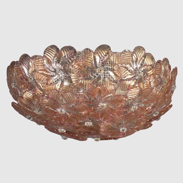 Flavio Poli, prod. Seguso Vetri d'Arte  (Murano, anni 50-60)  - Asta Design e Arti Decorative del 900 - Colasanti Casa d'Aste