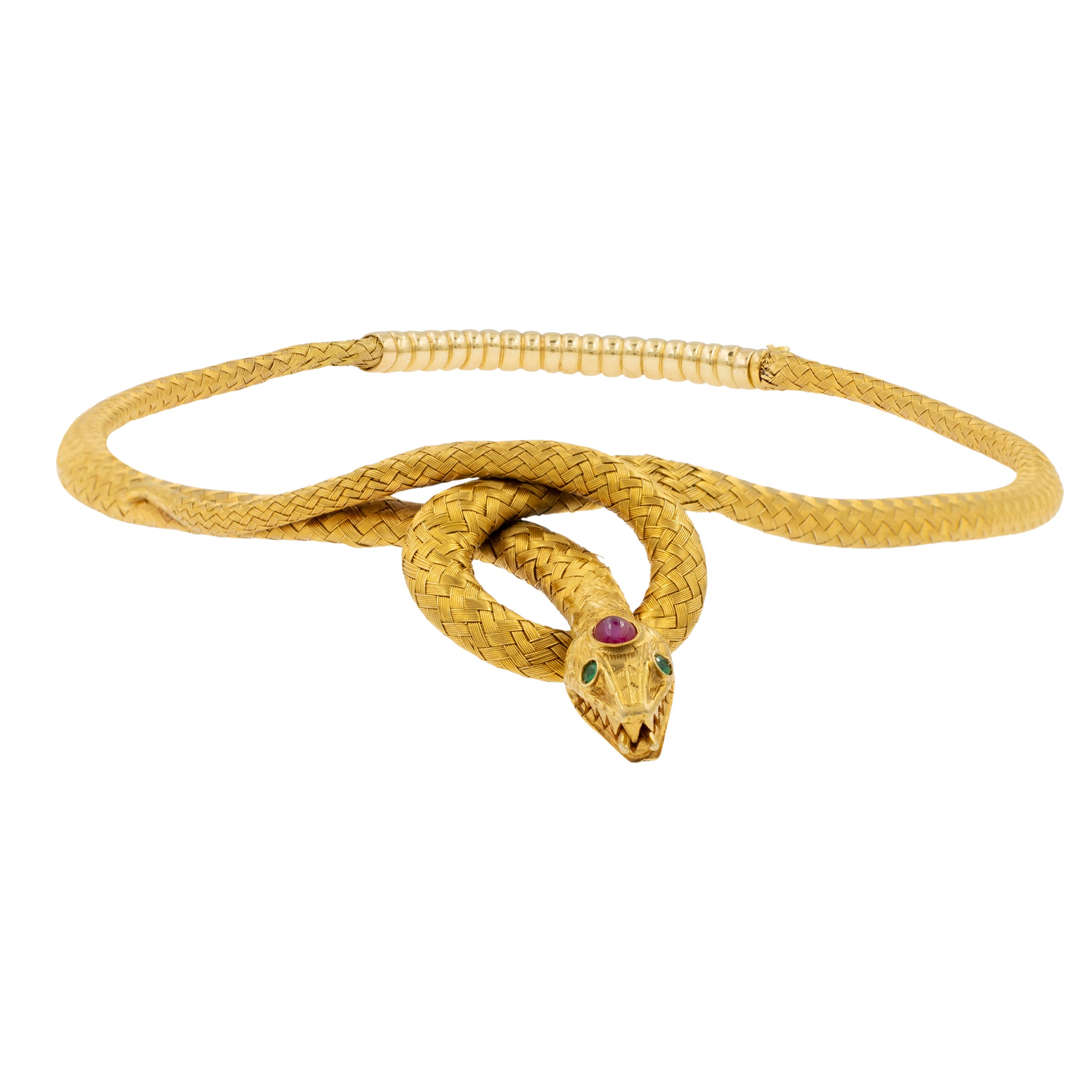 Collana A Serpente In Oro Giallo 585 (14K) – 0.7 Mm, Lunghezza 45 Cm, Taglio Diamante