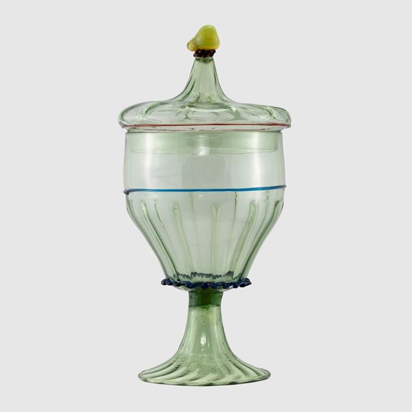 Prod. Salviati, attribuito  (Murano, anni 40-50)  - Asta Design e Arti Decorative del 900 - Colasanti Casa d'Aste