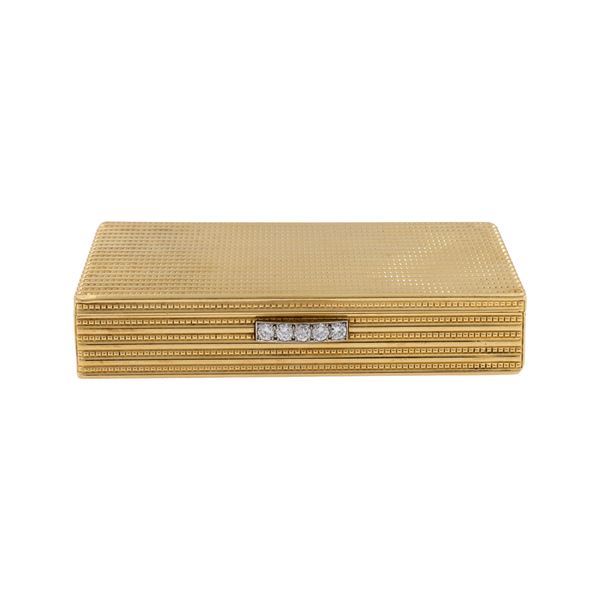 Cartier 18kt yellow gold trousse