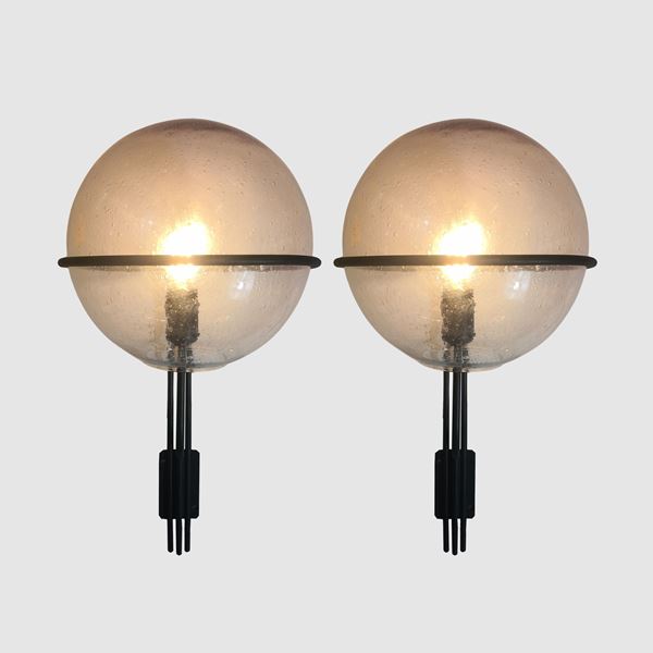 Ico Parisi, prod. Arteluce, attribuito (2)  (Italy, 1964)  - Auction Design and 20th Century Decorative Arts - Colasanti Casa d'Aste