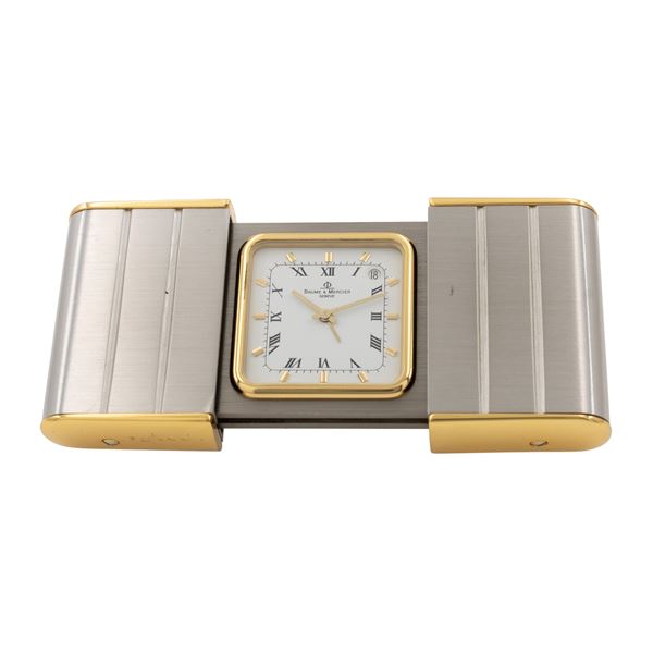 Baume mercier vintage travel alarm clock