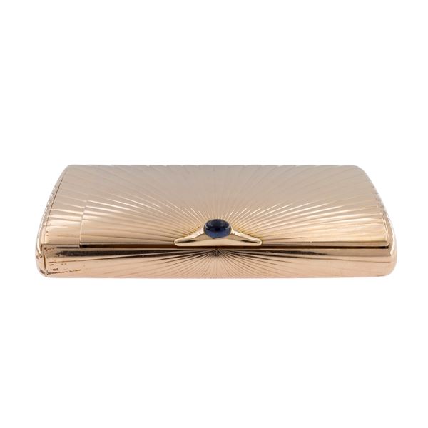 Trousse portasigarette in oro rosa 14kt