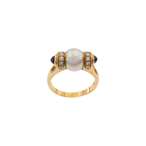 Bulgari anello in oro giallo 18kt