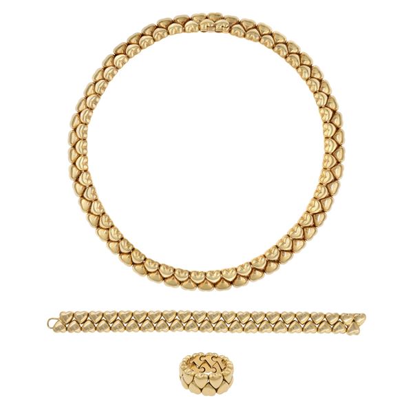 Cartier parure collezione Double Coeurs